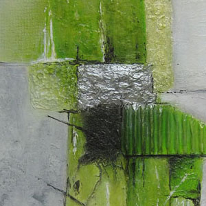 Acrylbild Abstrakt grün