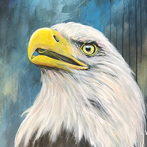 Acrylbild Adler